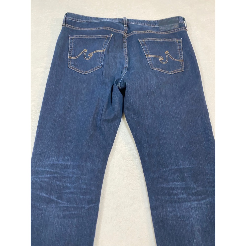 AG Adriano Goldschmied The Graduate Tailored Leg Jeans Dark Wash Mens 38R - Picture 9 of 10